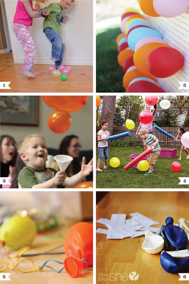 Child Party Games
 Balloon party game ideas