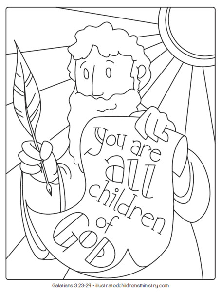 Children Bible Story Coloring Pages
 Bible Story Coloring Pages Summer 2019 – Illustrated