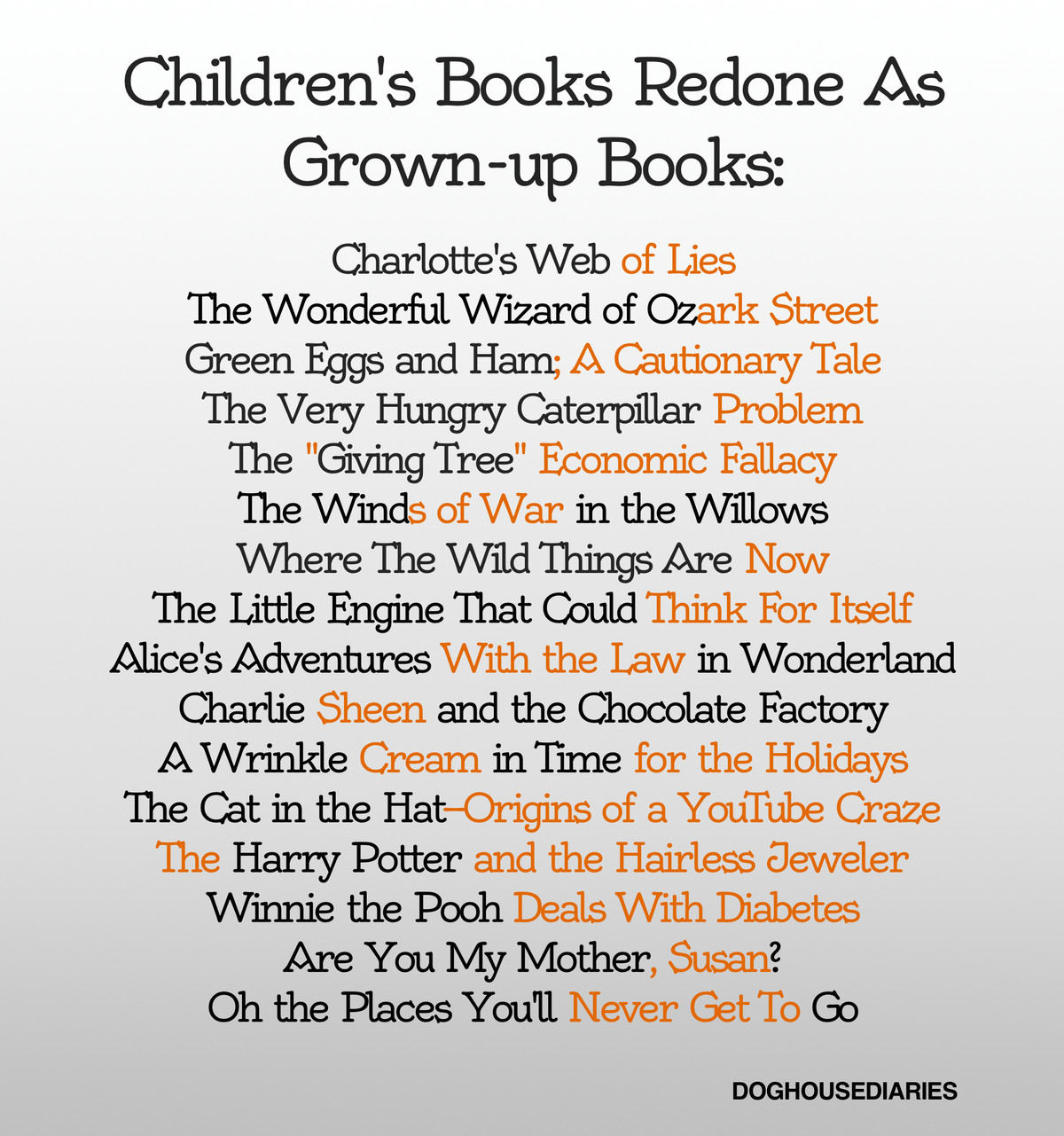 Children Grown Up Quotes
 16 Children s Books Rewritten for Jaded Adults [ IC]