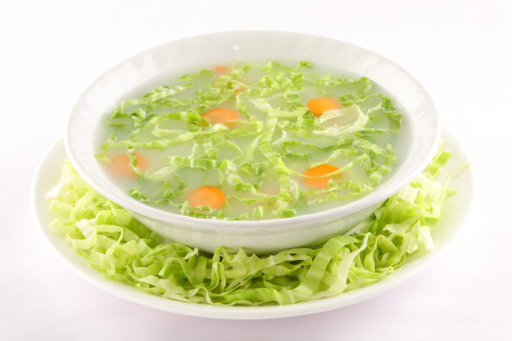 Chinese Cabbage Soup
 MUSHROOM AND NAPA CABBAGE SOUP