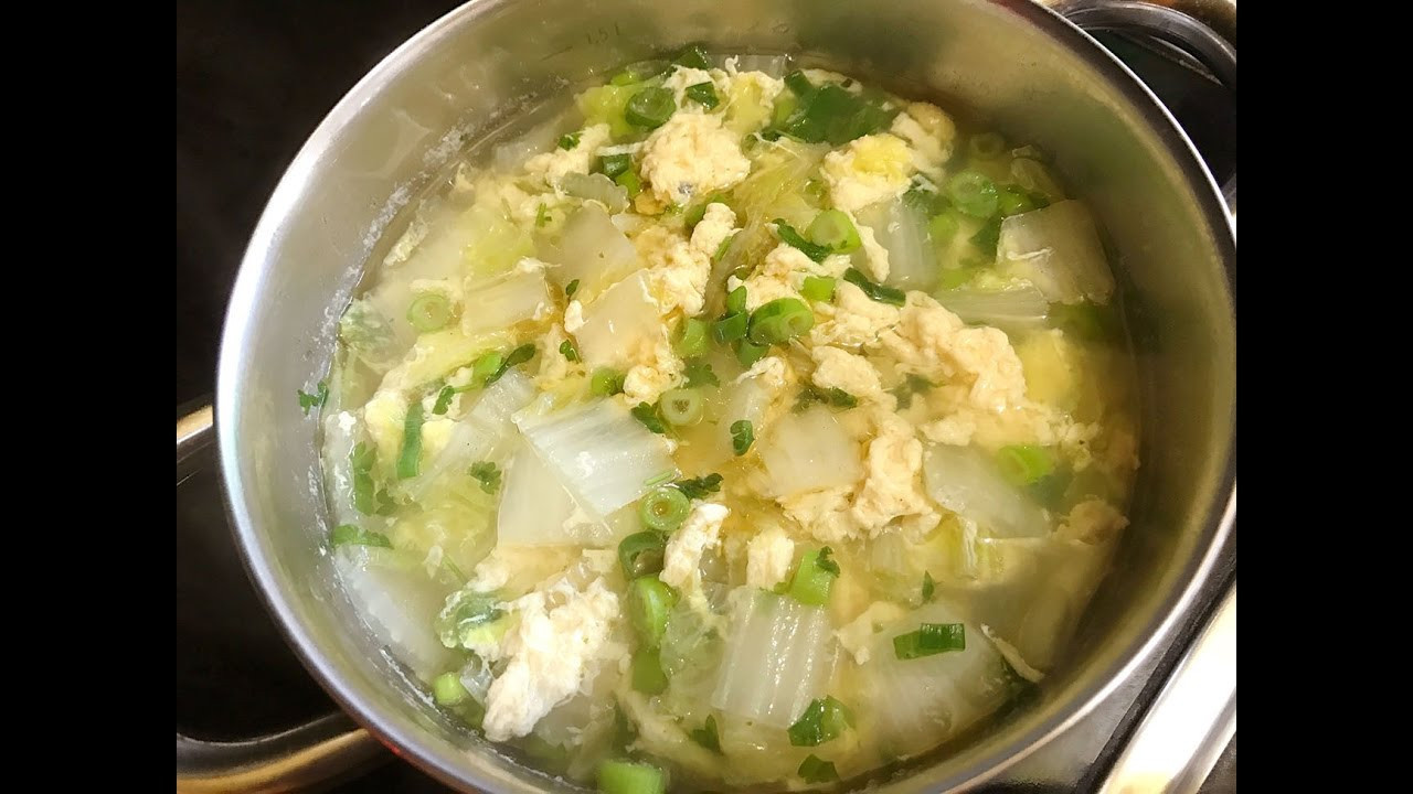 Chinese Cabbage Soup
 How to make Easy Chinese Cabbage Soup with Egg