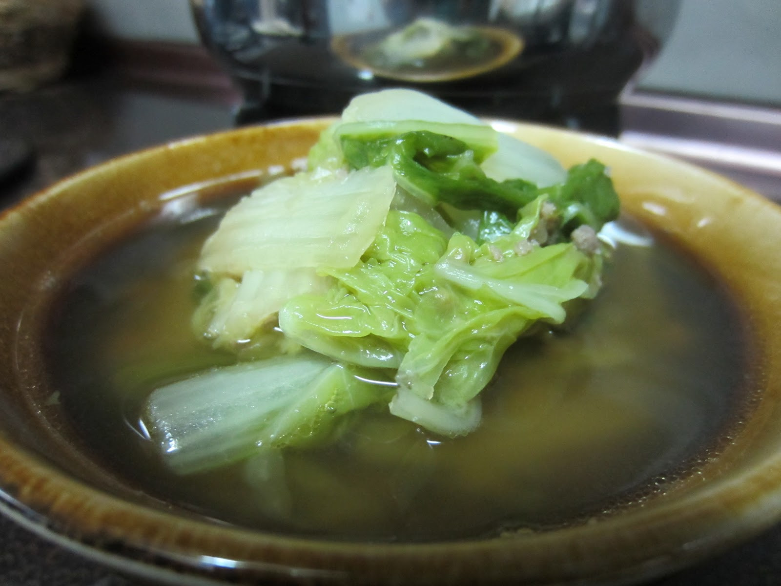 Chinese Cabbage Soup
 Waltzing butterflies Easy chinese cabbage soup