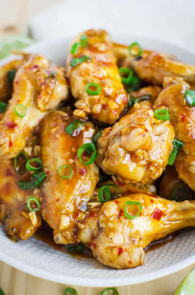 Chinese Chicken Wings Recipe
 Baked Asian Chicken Wings Recipe Appetizer w Tangy Wing