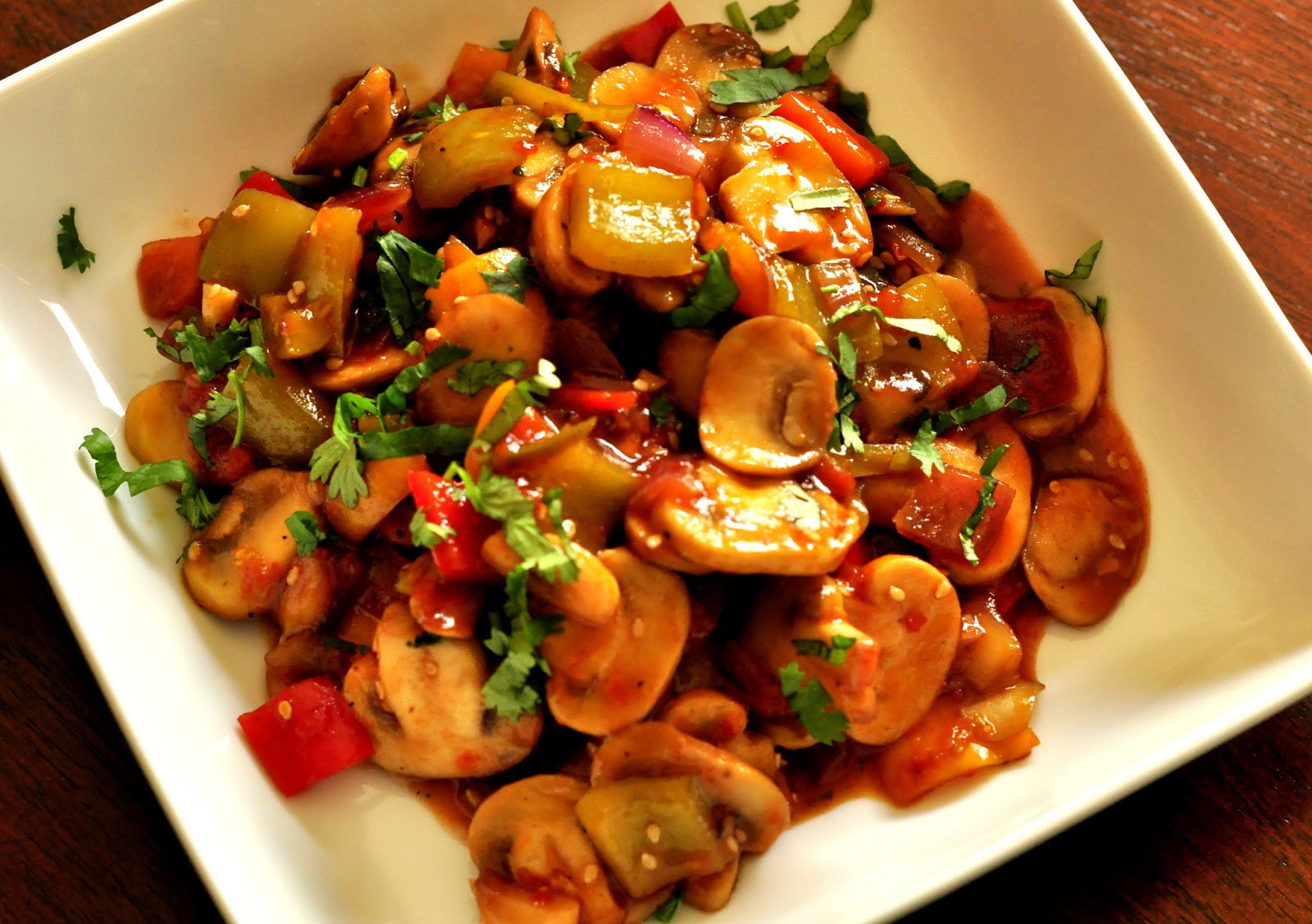 Chinese Mushroom Recipes
 Spice Infused Chilli Garlic Mushrooms