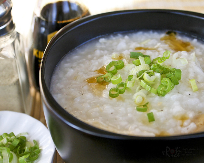 Chinese Porridge Recipes
 Chicken Rice Porridge