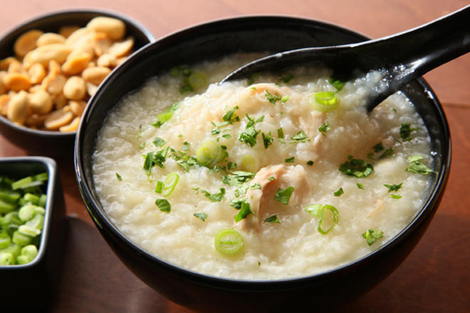 Chinese Porridge Recipes
 Ginger Chicken Jook Rice Porridge Recipe Chowhound