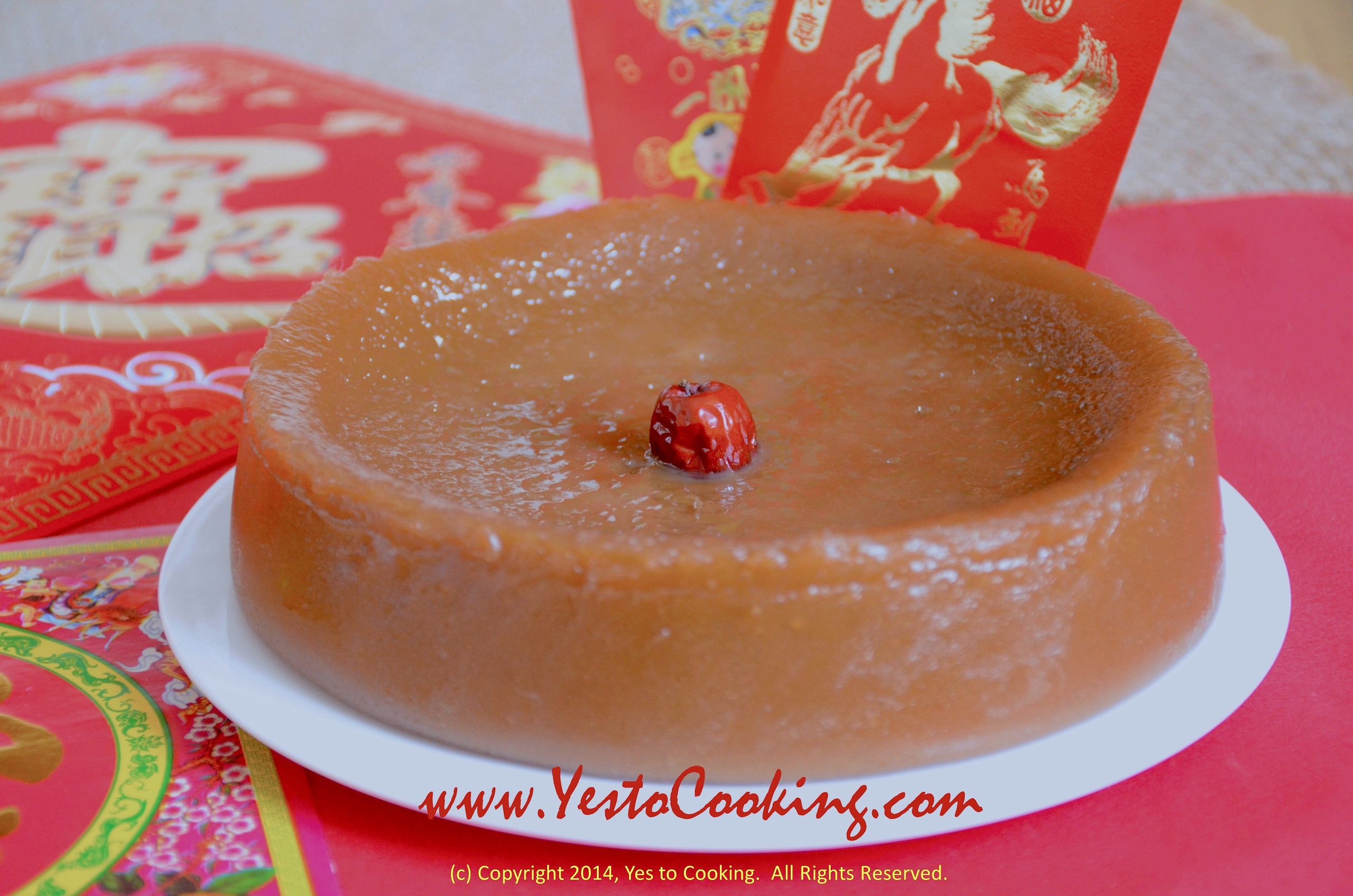 Chinese Sweet Rice Cake Recipes
 Nian Gao Lunar New Year Glutinous Rice Cake