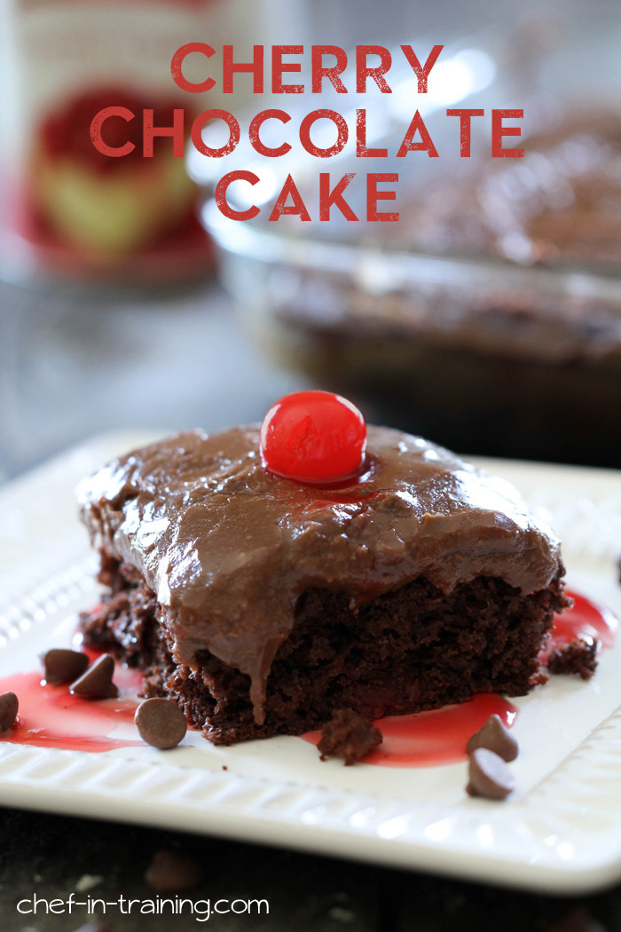 Chocolate Cake Mix Cherry Pie Filling Recipe
 Cherry Chocolate Cake Chef in Training