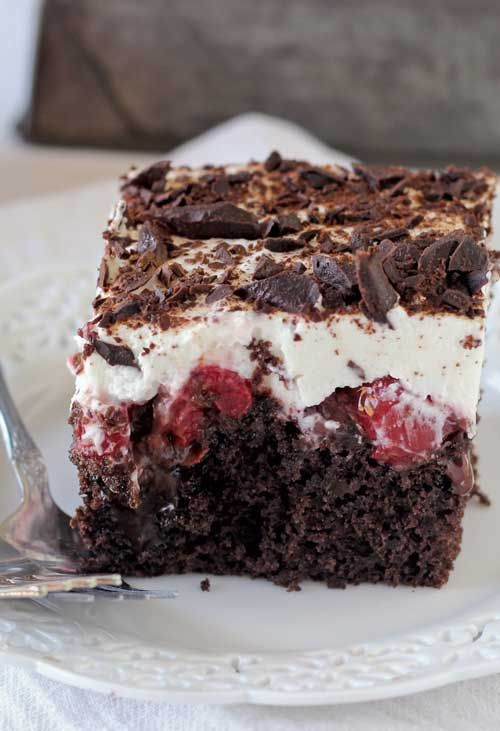 Chocolate Cake Mix Cherry Pie Filling Recipe
 Black Forest Poke Cake Recipe Cakes & Sweets