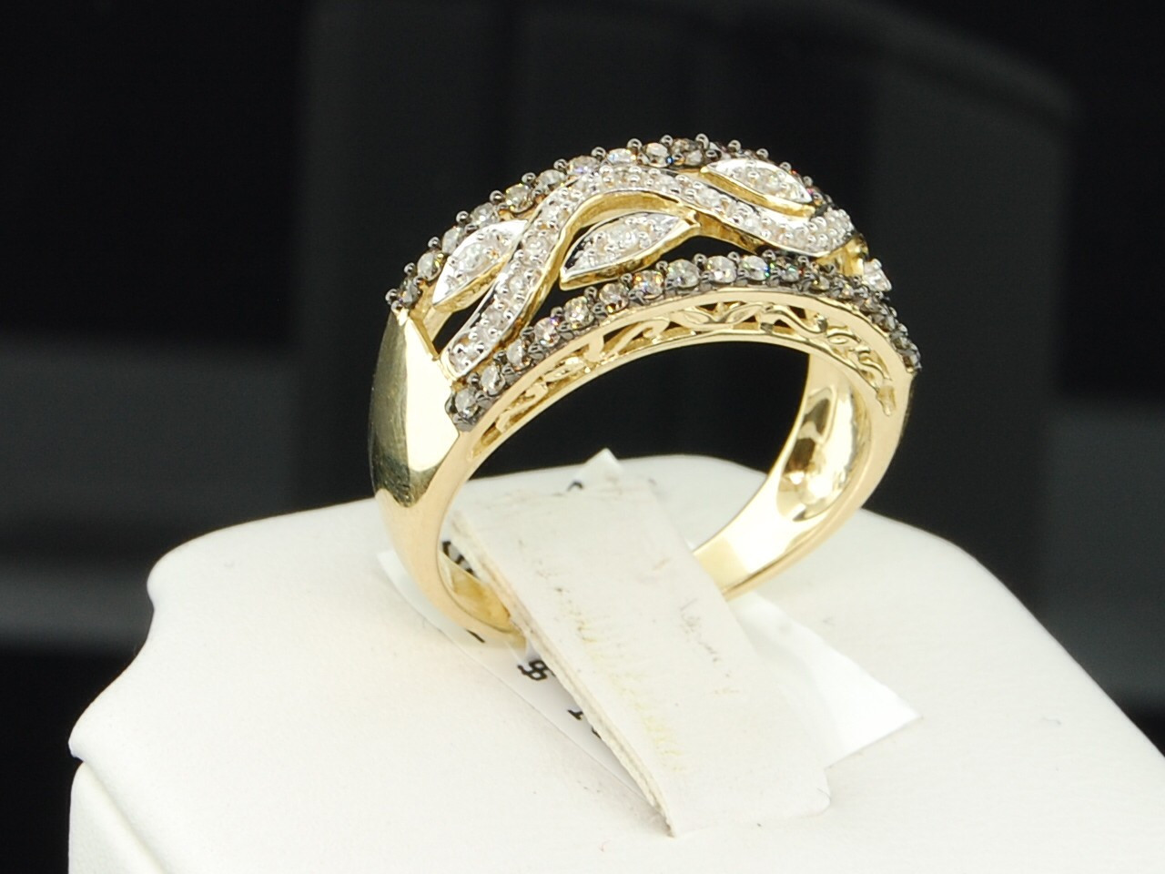 Chocolate Diamonds Wedding Rings
 WOMENS YELLOW GOLD CHOCOLATE BROWN DIAMOND ENGAGEMENT RING