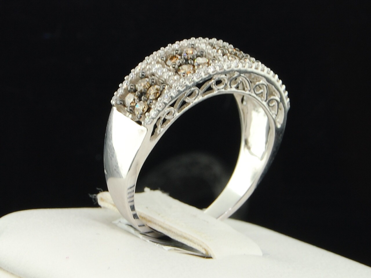 Chocolate Diamonds Wedding Rings
 WOMENS WHITE GOLD CHOCOLATE BROWN DIAMOND ENGAGEMENT RING