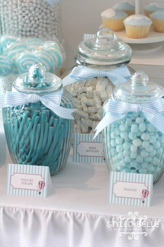 Christening Party Ideas For Baby Boy
 An Elegant Boy s Hot Air Balloon Christening Party