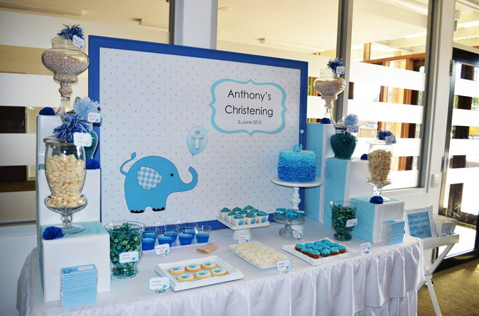 Christening Party Ideas For Baby Boy
 ELEPHANT THEMED BAPTISM Oh It s Perfect