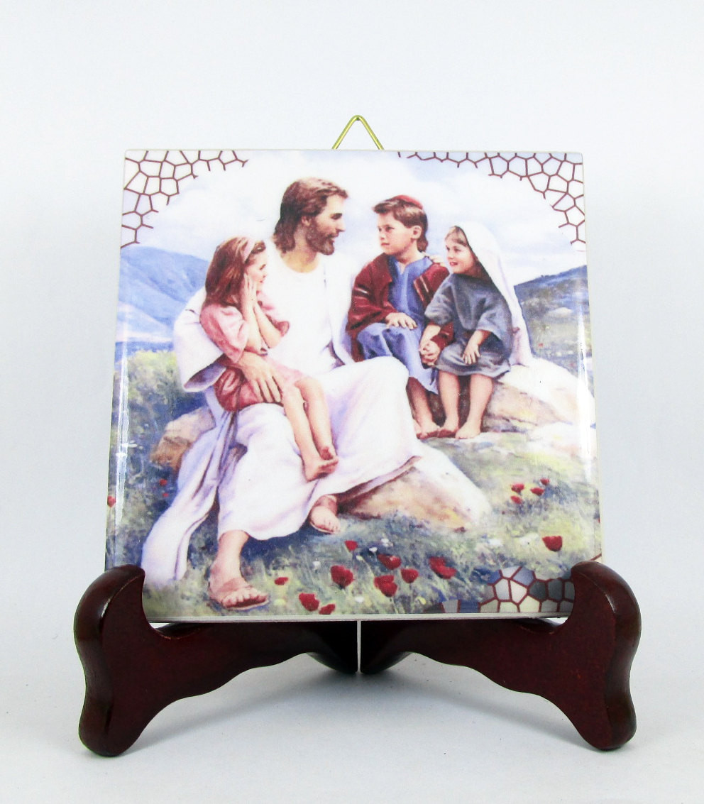 Christian Gifts For Children
 Christian ts Jesus with Children Religious print on
