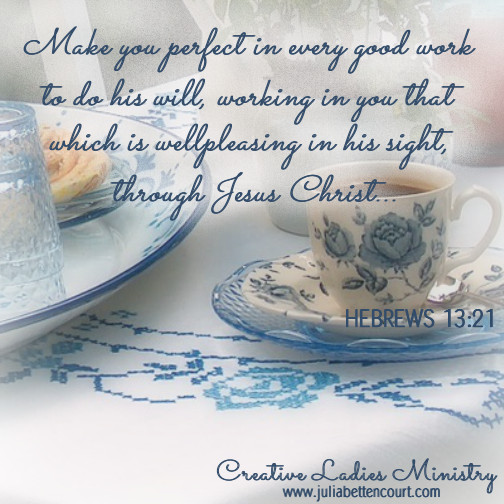 Christian Tea Party Ideas
 Heres my Cup Womens Devotional by Julia Bettencourt