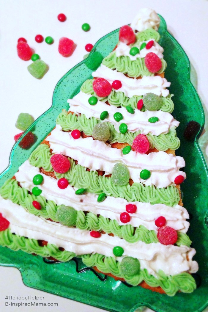 Christmas Cakes For Kids
 Semi Homemade Christmas Tree Shaped Christmas Cake Recipe