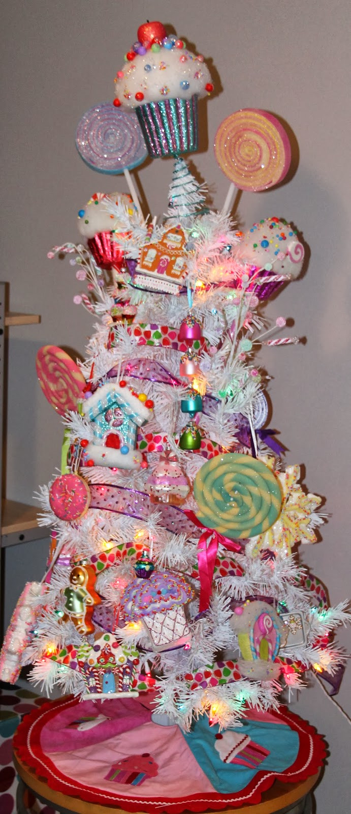 Christmas Candy Decorations
 Our Styled Suburban Life 2nd Annual Cupcake Tree