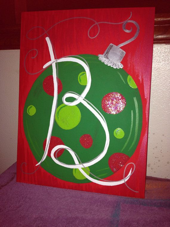 Christmas Canvas Paintings DIY
 337 best Christmas canvas ideas images on Pinterest