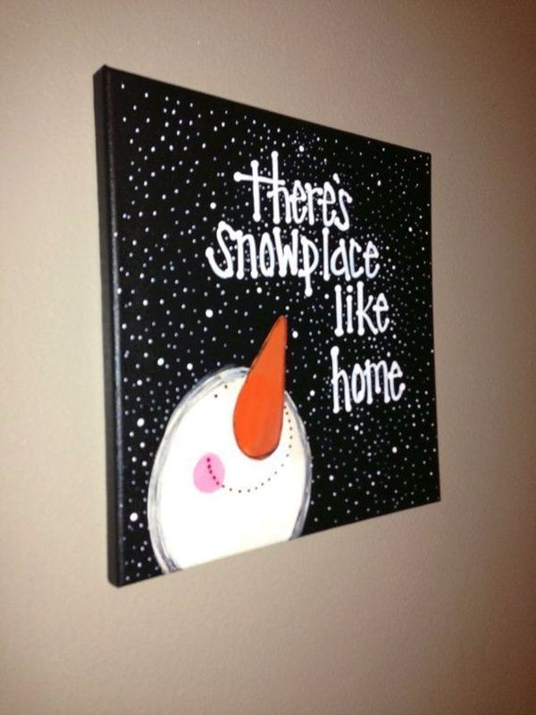 Christmas Canvas Paintings DIY
 Canvas Painting Projects DIY Ideas