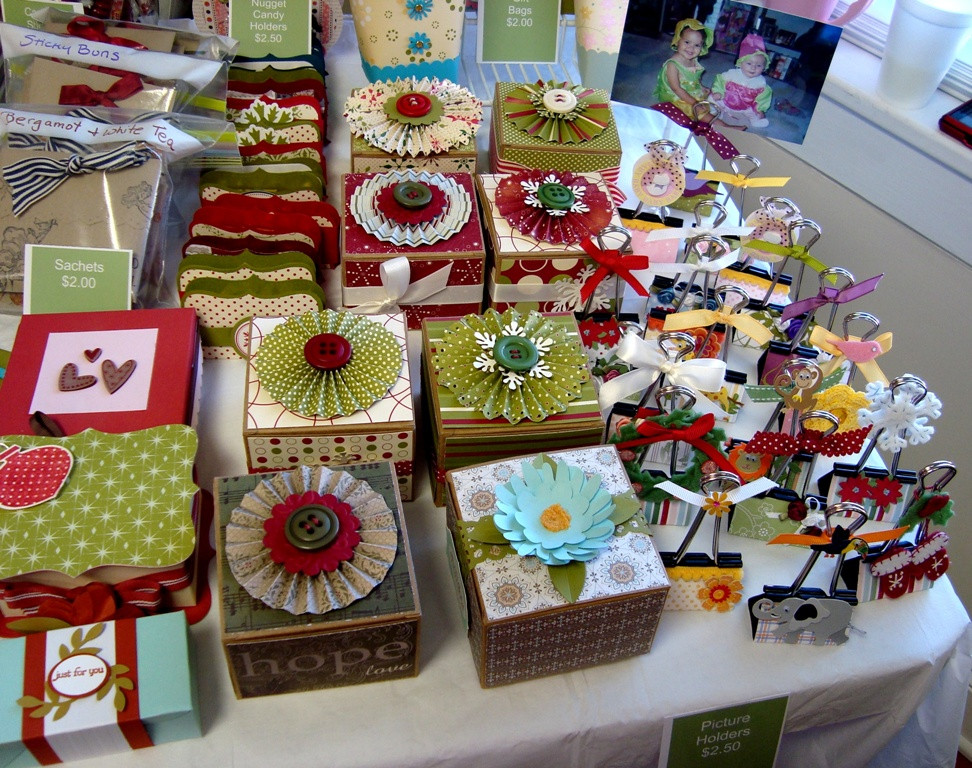 Christmas Craft Fair Ideas
 Stampin For Me My Bazaar Craft Fair