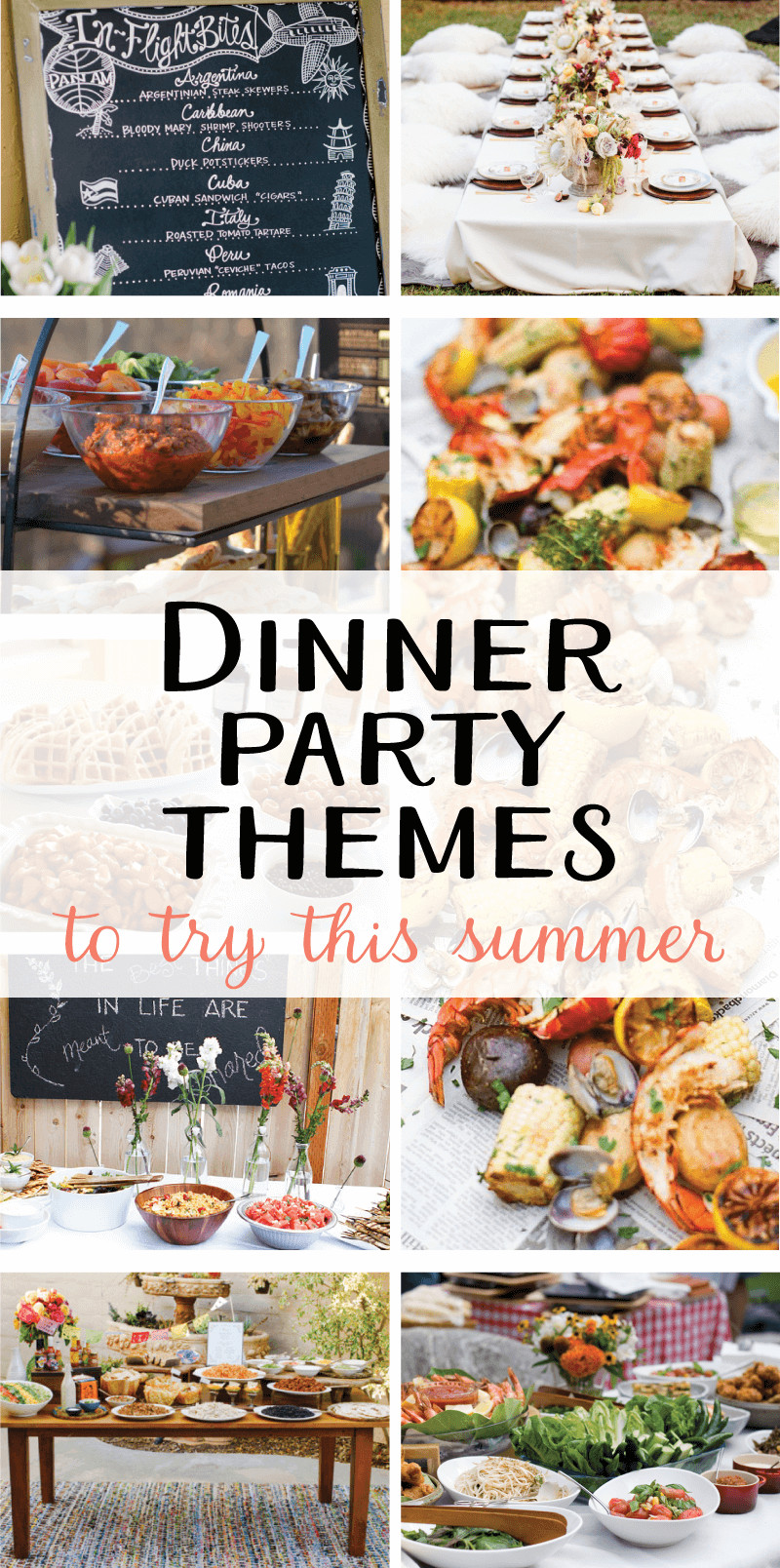 Christmas Dinner Party Theme Ideas
 9 Creative Dinner Party Themes to Try this Summer on Love