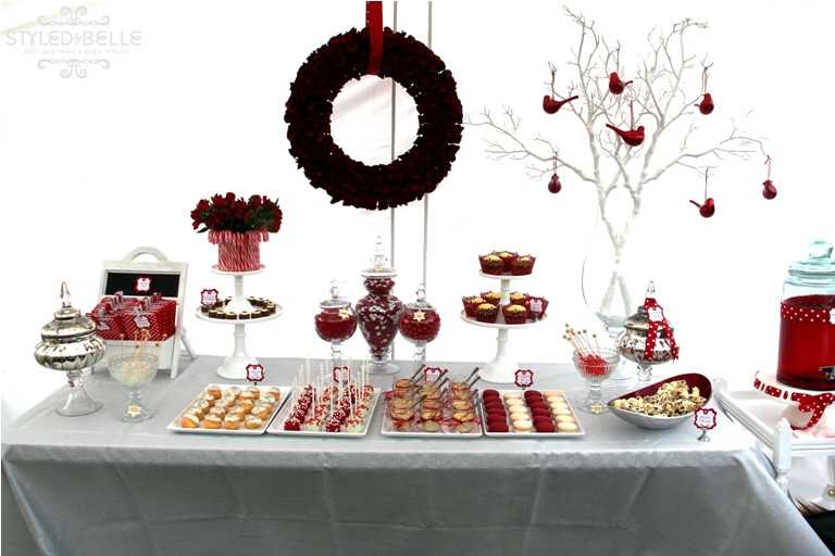 Christmas Engagement Party Ideas
 All Things Wedding Red and White Christmas Party Ideas
