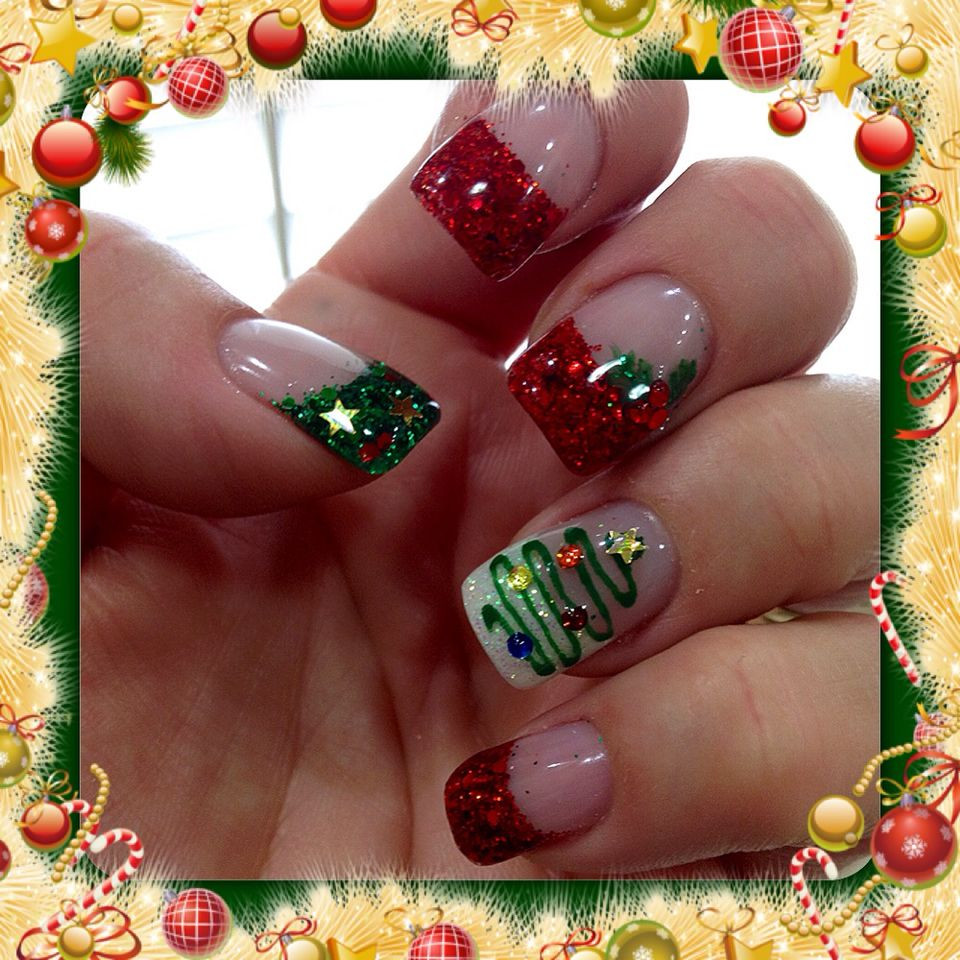 Christmas Gel Nail Ideas
 Pin on Nails by Corina