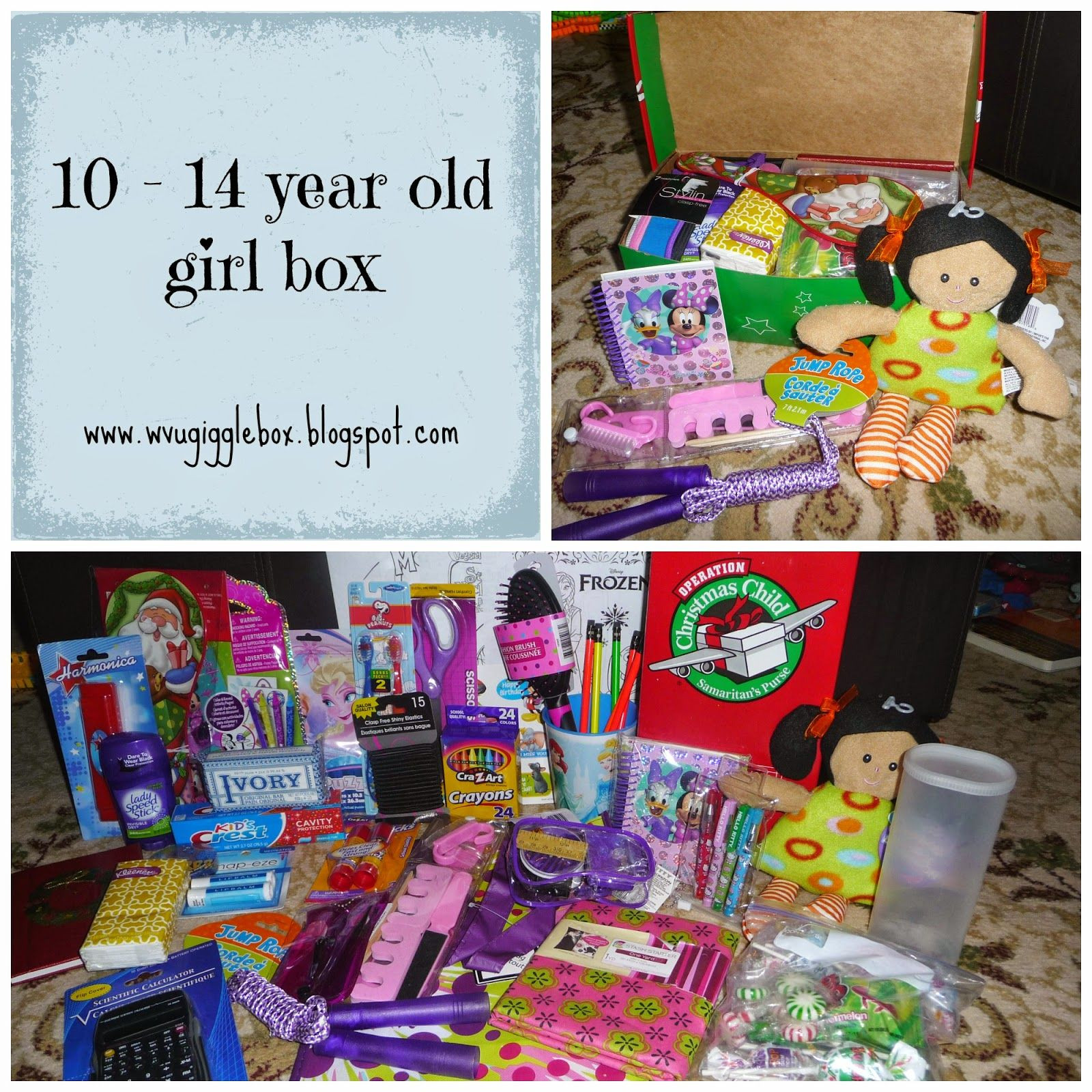 Christmas Gift Ideas For 14 Year Old Daughter
 Operation Christmas Child 2014 packing a 10 14 year