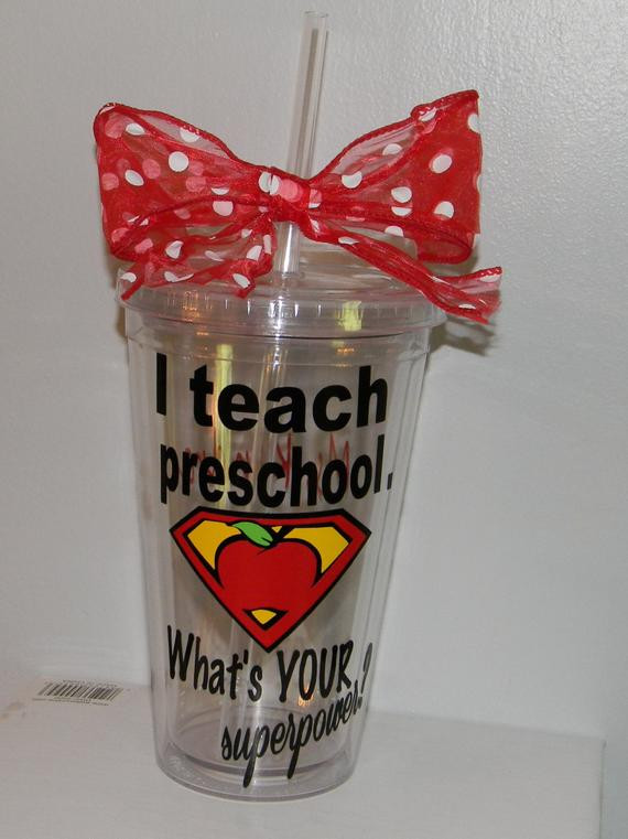 Christmas Gift Ideas For Daycare Teachers
 Personalized Preschool Teacher Gift Preschool Teacher Gift