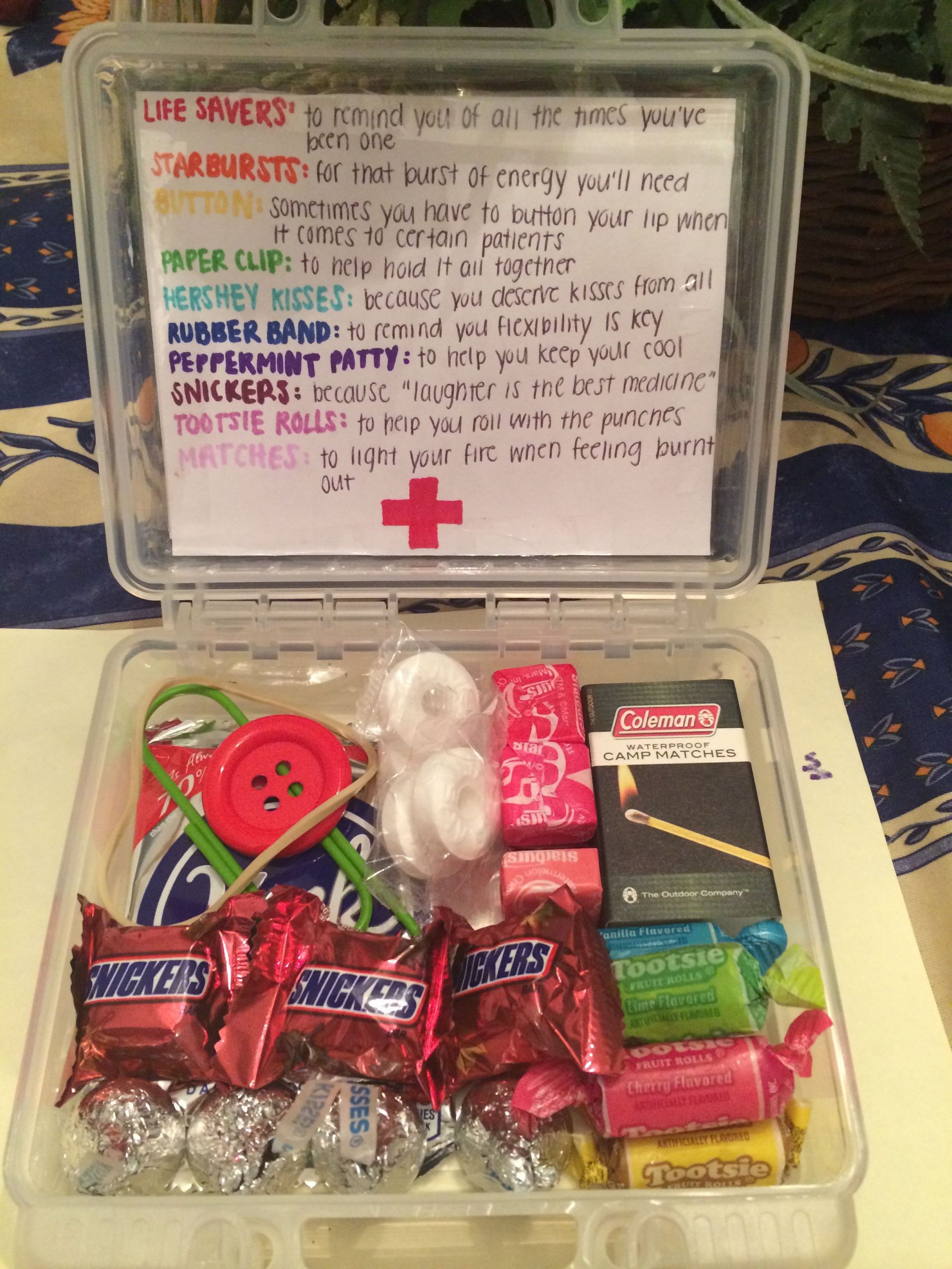 Christmas Gift Ideas For Doctors
 "doctor survival kit" This was a super cute t my