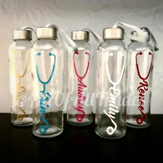 Christmas Gift Ideas For Doctors
 Glass Water Bottle For Doctors Nurses Medical Staff