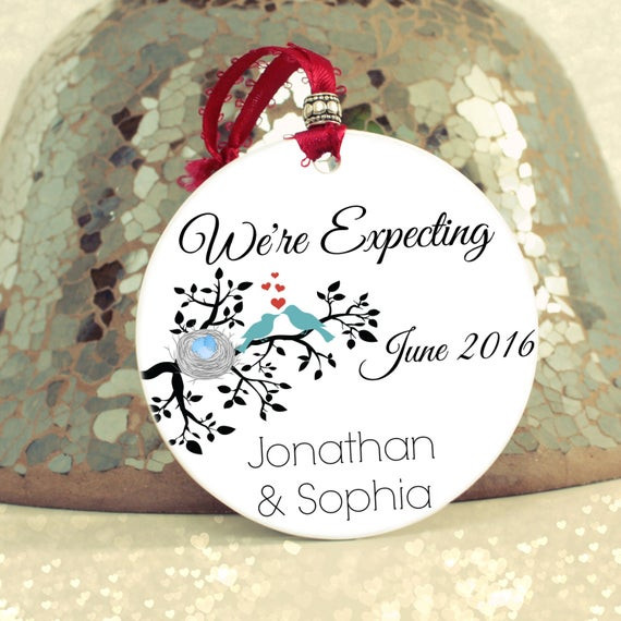 Christmas Gift Ideas For Expectant Mothers
 Christmas Ornament Expecting Mother New Baby by