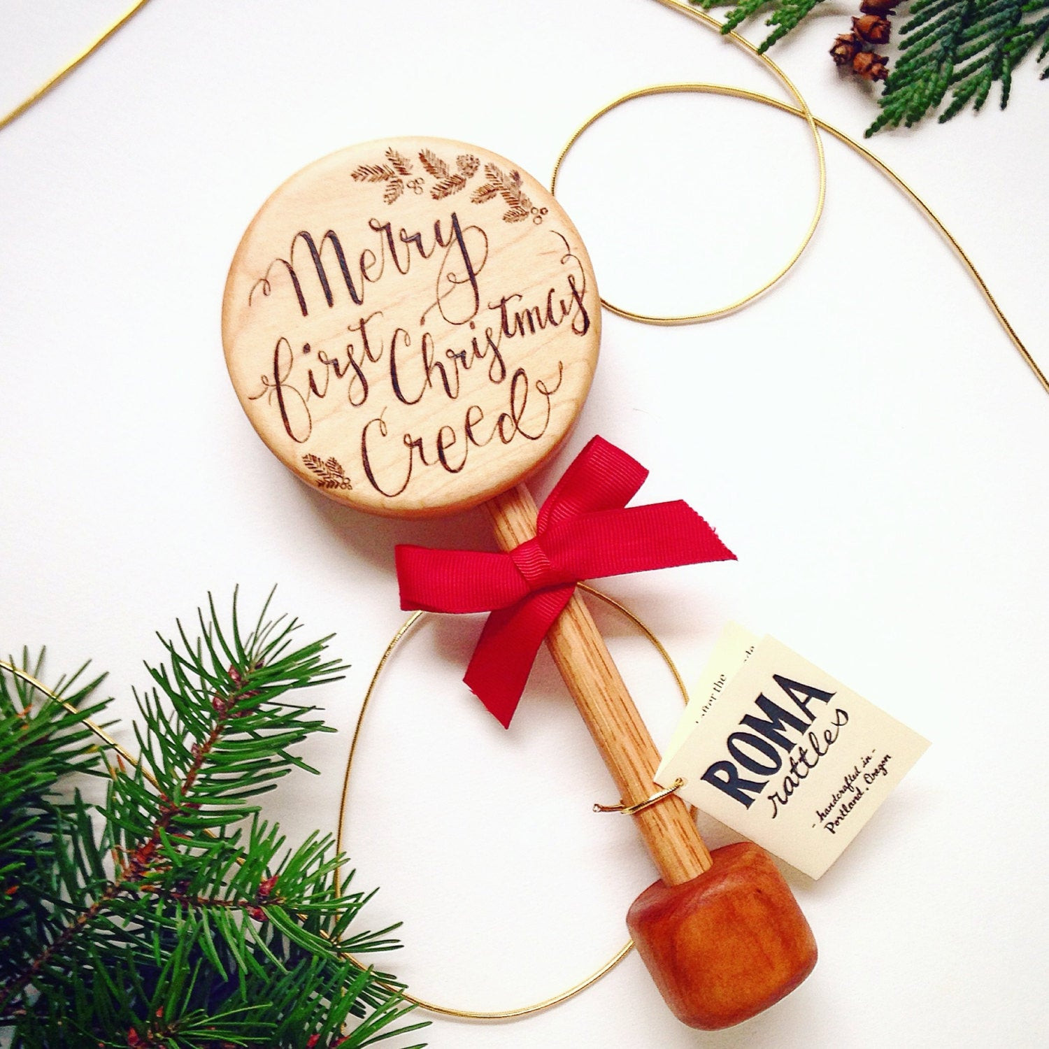 Christmas Gifts For Newborn Baby
 Personalized Baby s First Christmas Gift Keepsake Wooden