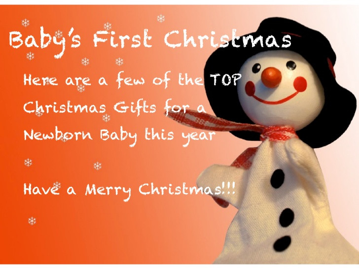 Christmas Gifts For Newborn Baby
 Baby First Christmas Gift Ideas
