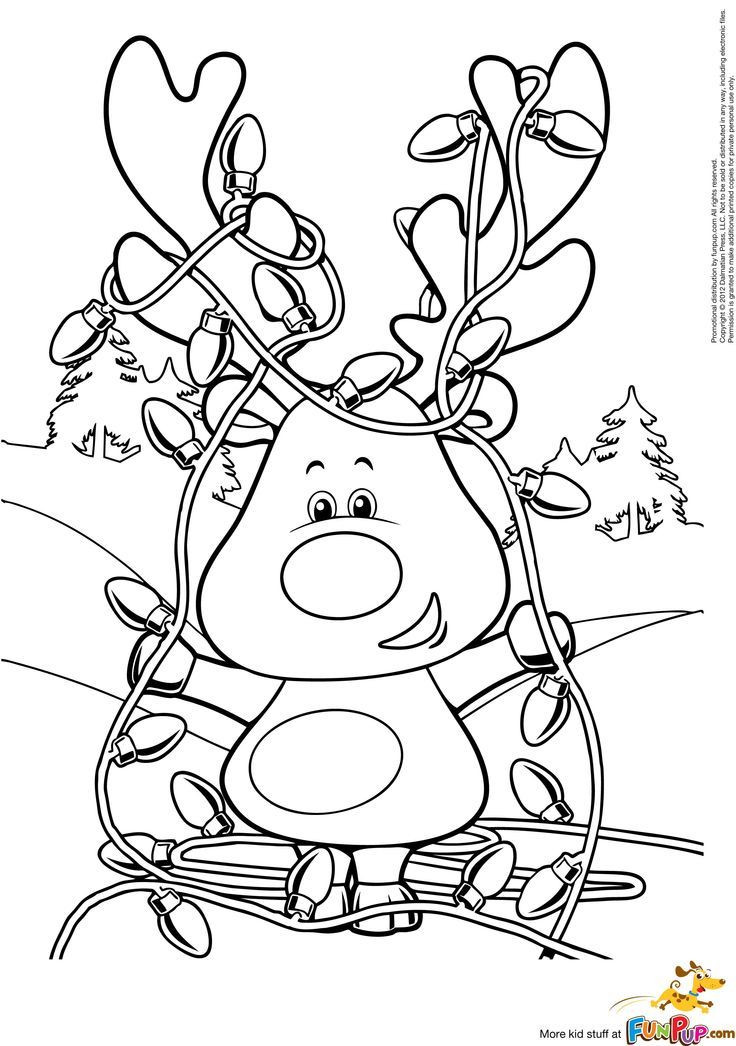 Christmas Kids Coloring Page
 Christmas Coloring Pages