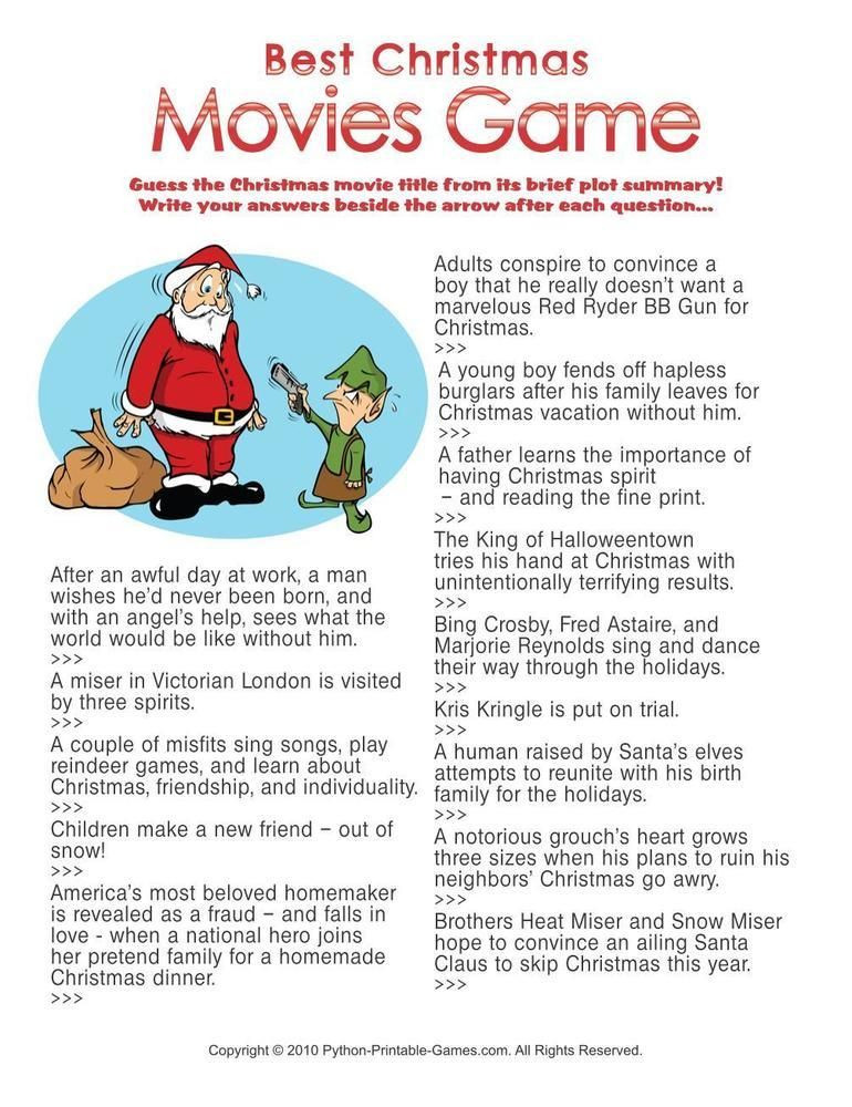 Christmas Movie Quote Quiz
 Christmas Best Christmas Movies Trivia $6 95