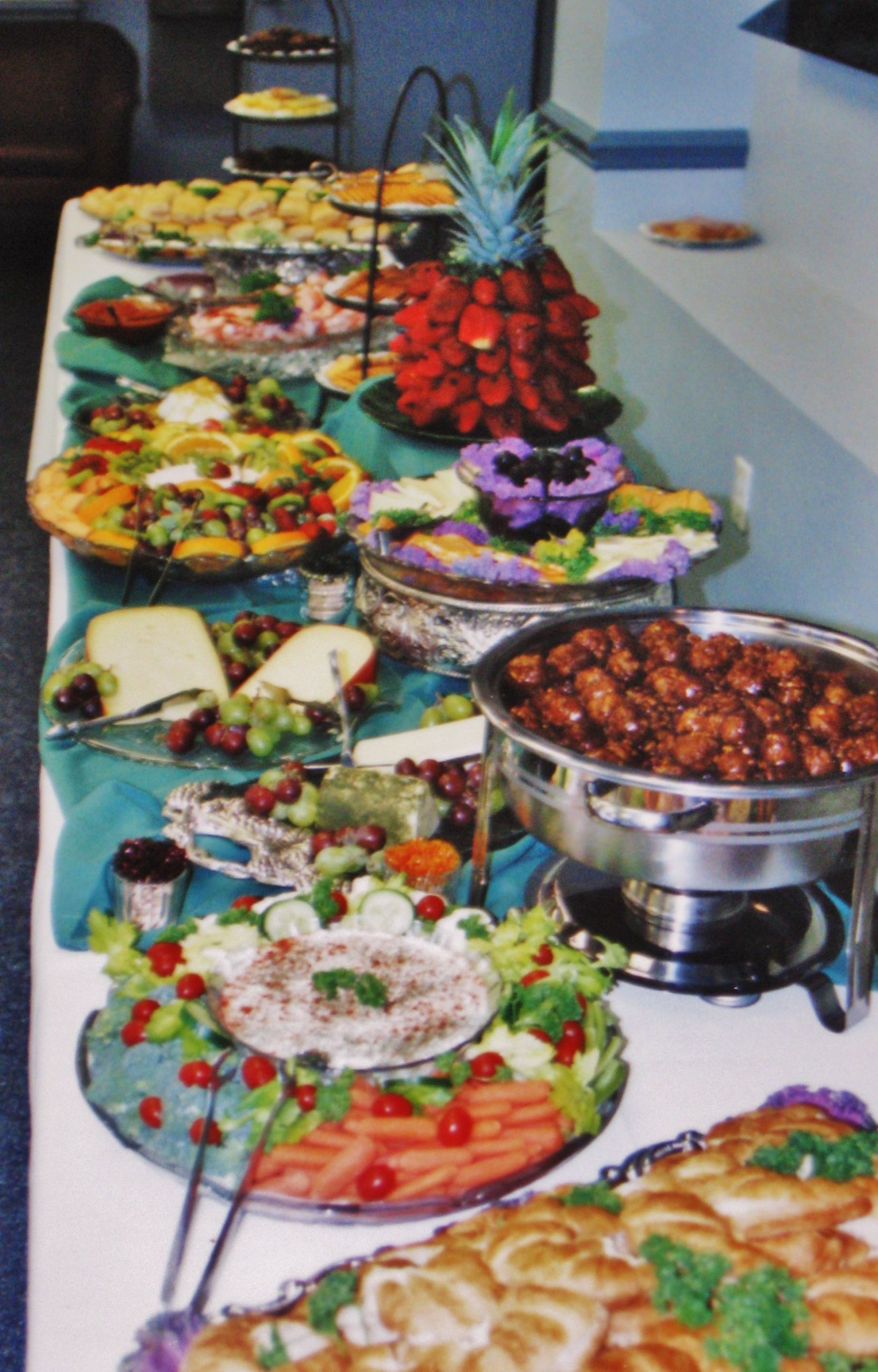 Christmas Office Party Food Ideas
 Buffet for a Drs fice open house with smokey bbq