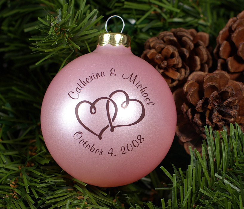 Christmas Ornament Wedding Favors
 Personalized Christmas Ornaments Wedding Favors