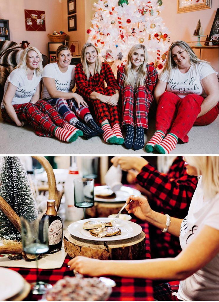 Christmas Pajama Party Ideas
 A Rustic Flannels & Flapjacks Holiday Party Hostess