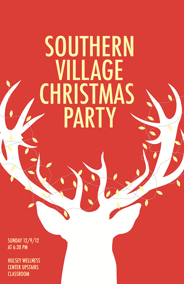 Christmas Party Posters Ideas
 Christmas Party Poster on Behance