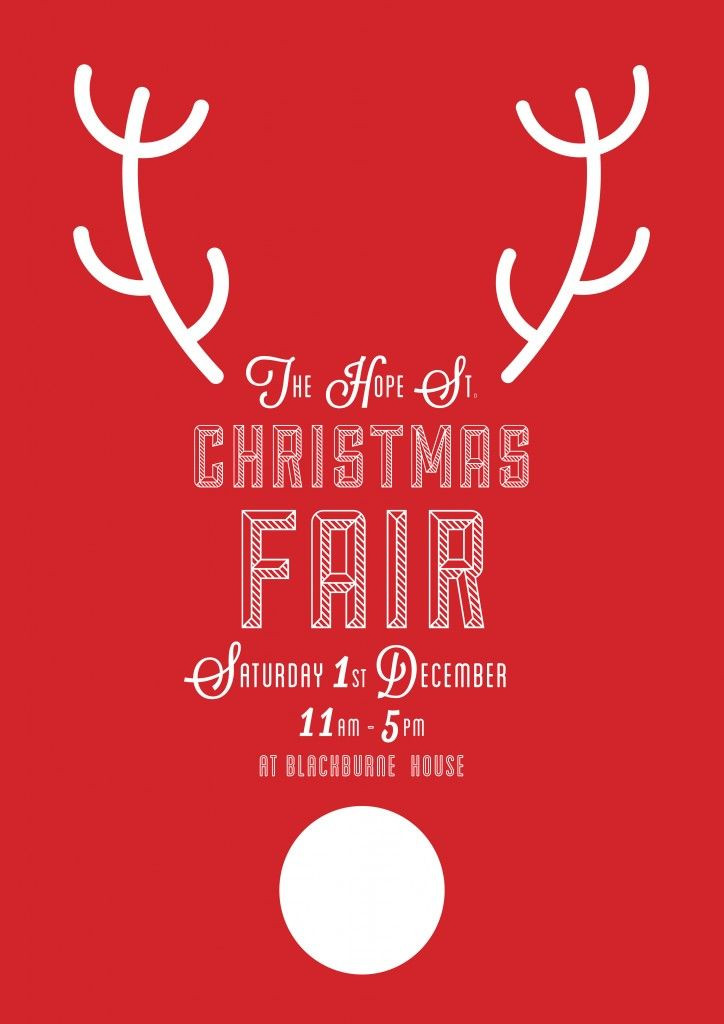 Christmas Party Posters Ideas
 kin™ The Hope St Christmas Fair