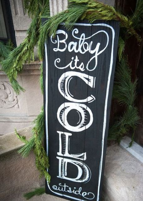 Christmas Porch Signs
 44 Super Cute Christmas Signs For Indoors And Outdoors