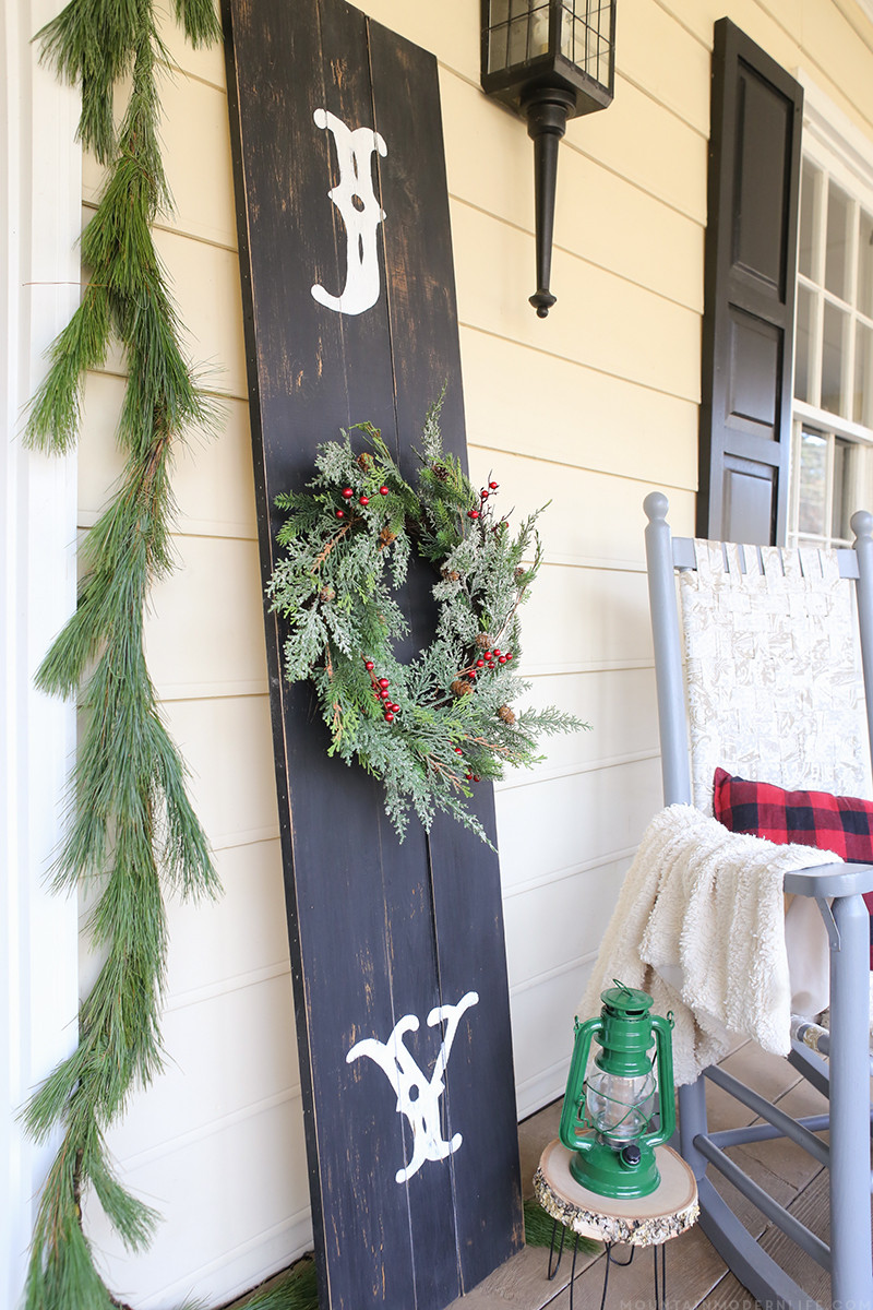 Christmas Porch Signs
 Rustic Front Porch Christmas Sign