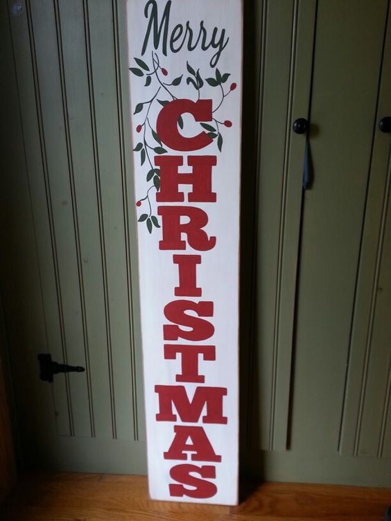 Christmas Porch Signs
 23 Merry Christmas Signs Decorating Ideas To Try Now