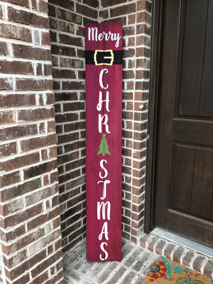 Christmas Porch Signs
 Merry Christmas Sign Merry Christmas Porch Sign Merry