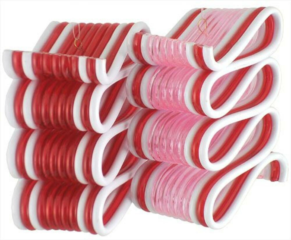 Christmas Ribbon Candy
 2 75" Peppermint Twist Pink and White Ribbon Candy