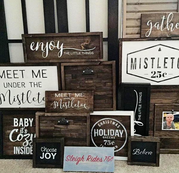 Christmas Signs DIY
 15 Easy DIY Christmas Signs for a Festive Front Porch