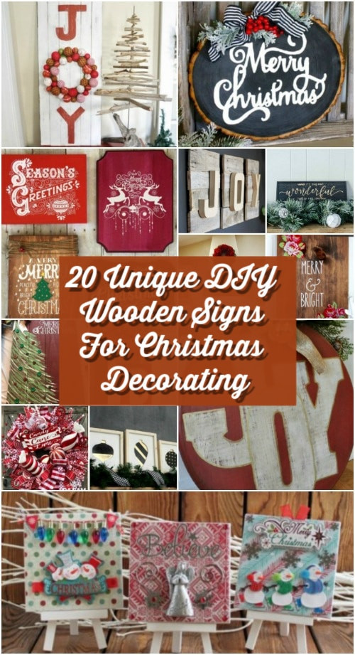 Christmas Signs DIY
 20 Unique DIY Wooden Signs For Christmas Decorating DIY