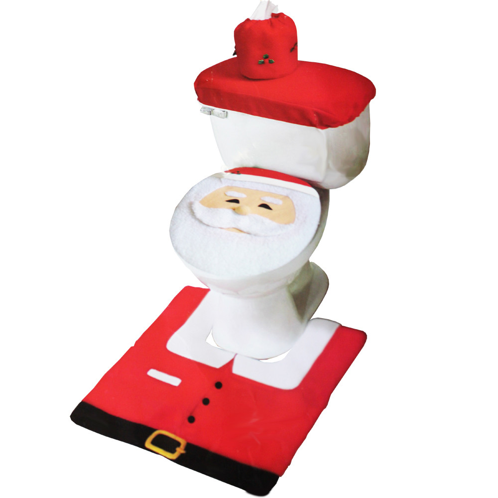 Christmas Toilet Seat
 Santa Toilet Seat Cover Set