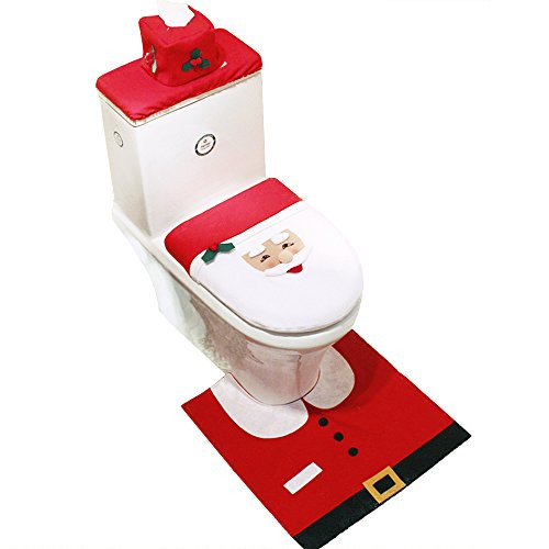 Christmas Toilet Seat
 Cute Christmas Toilet Seat Cover Sets It s Christmas Time